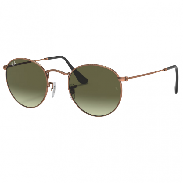 rayban round metal