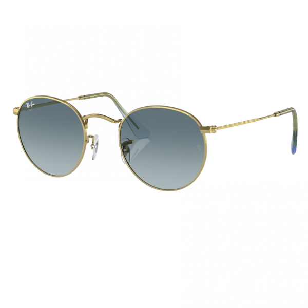 rayban round metal