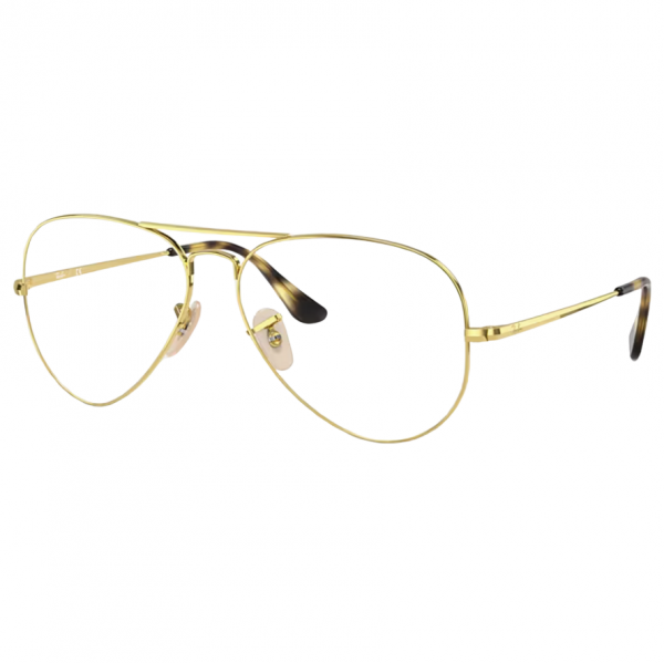rayban aviator dorado lado
