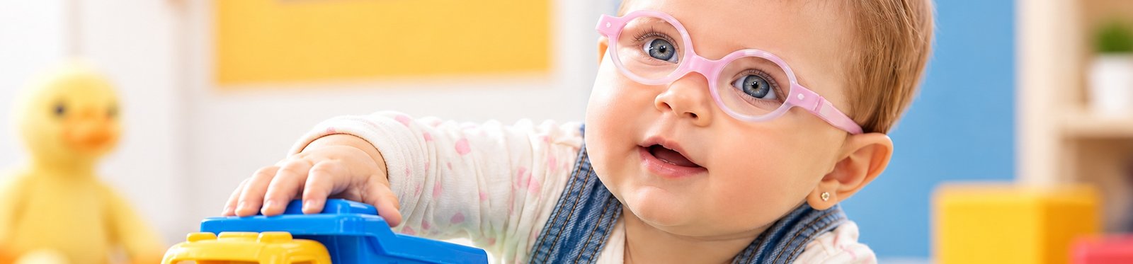 niÑo con gafas irrompibles